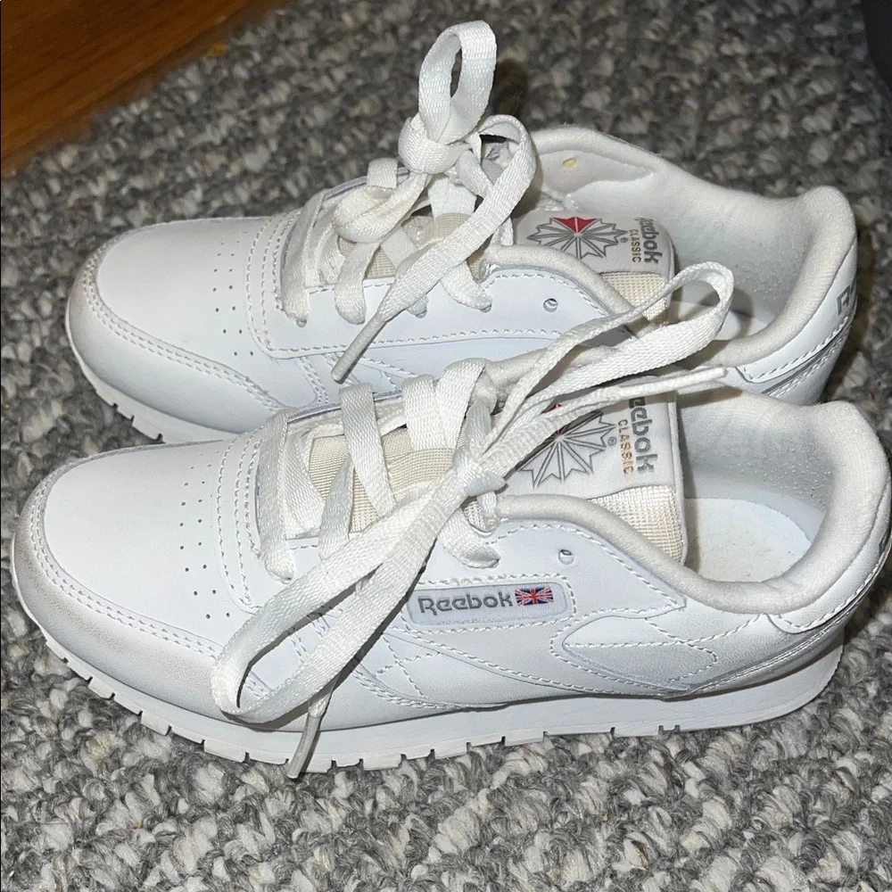 Reebok Kids Classic White Sneakers